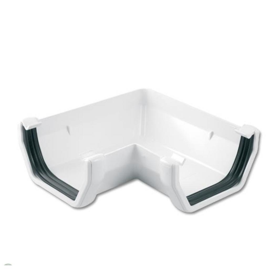 White Square Guttering White Square UPVC Gutter Fittings