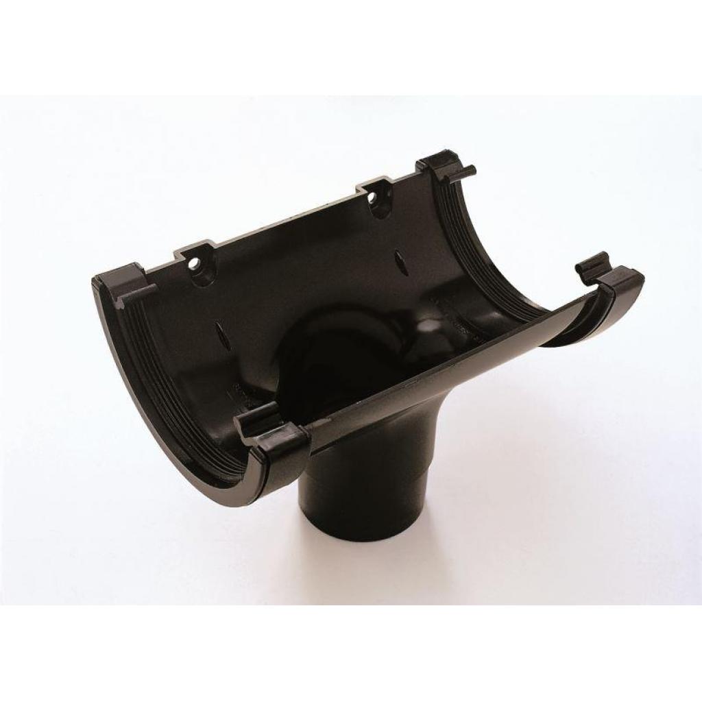Black Round Gutter Running Outlet