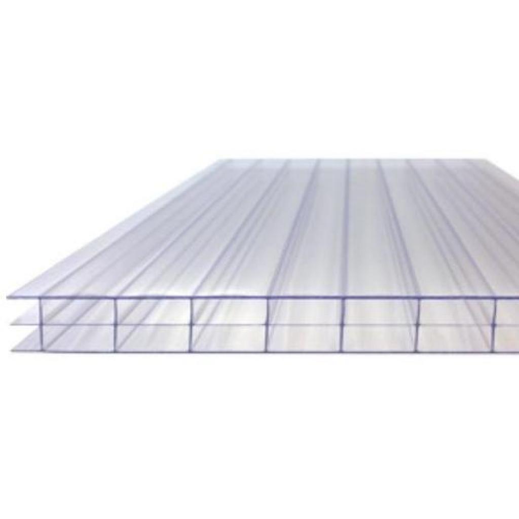 16mm Clear Triple Wall Polycarbonate Roofing Sheets 6339