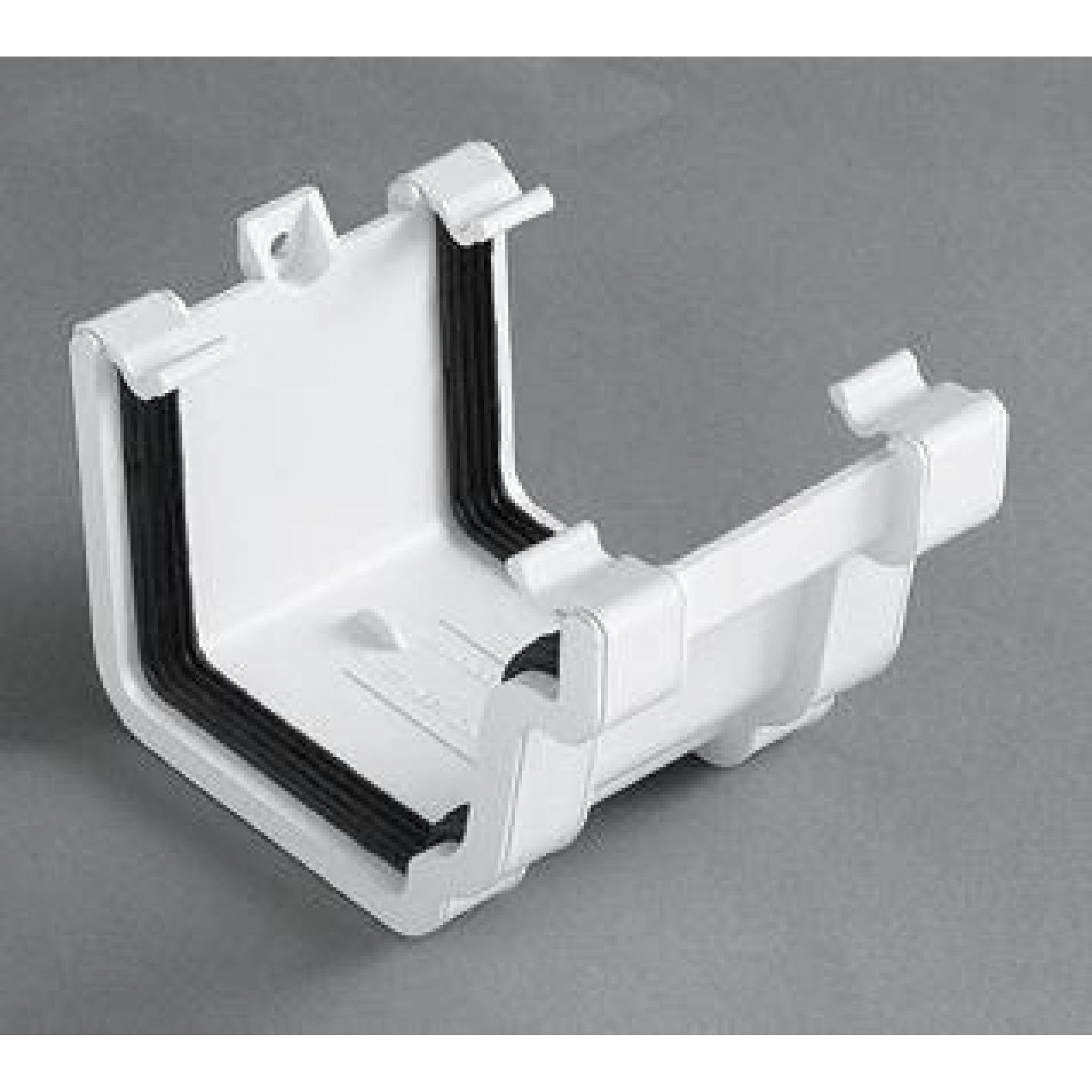 White Ogee Gutter Union Straight Joint