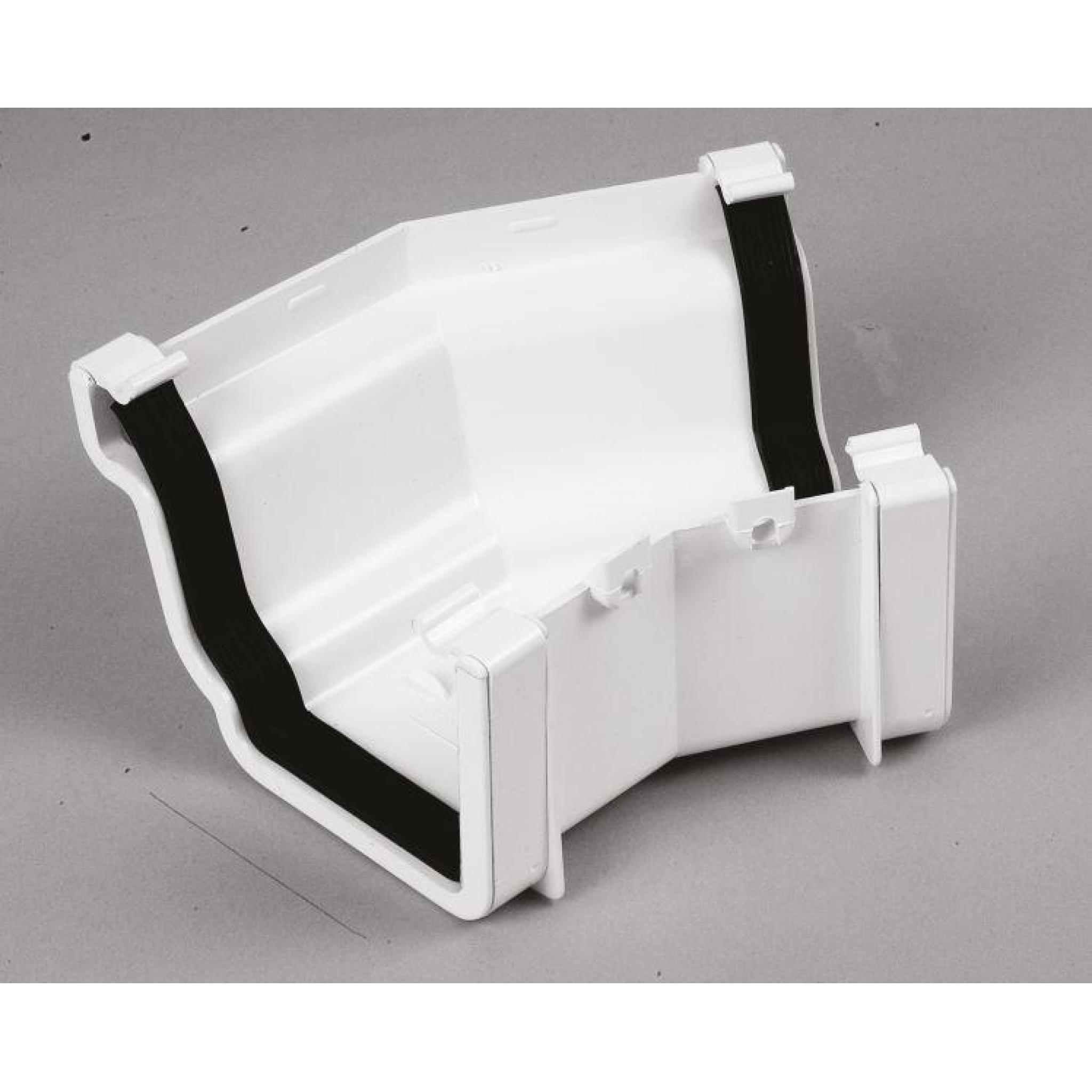 White Ogee Gutter External 135 Degree Angle