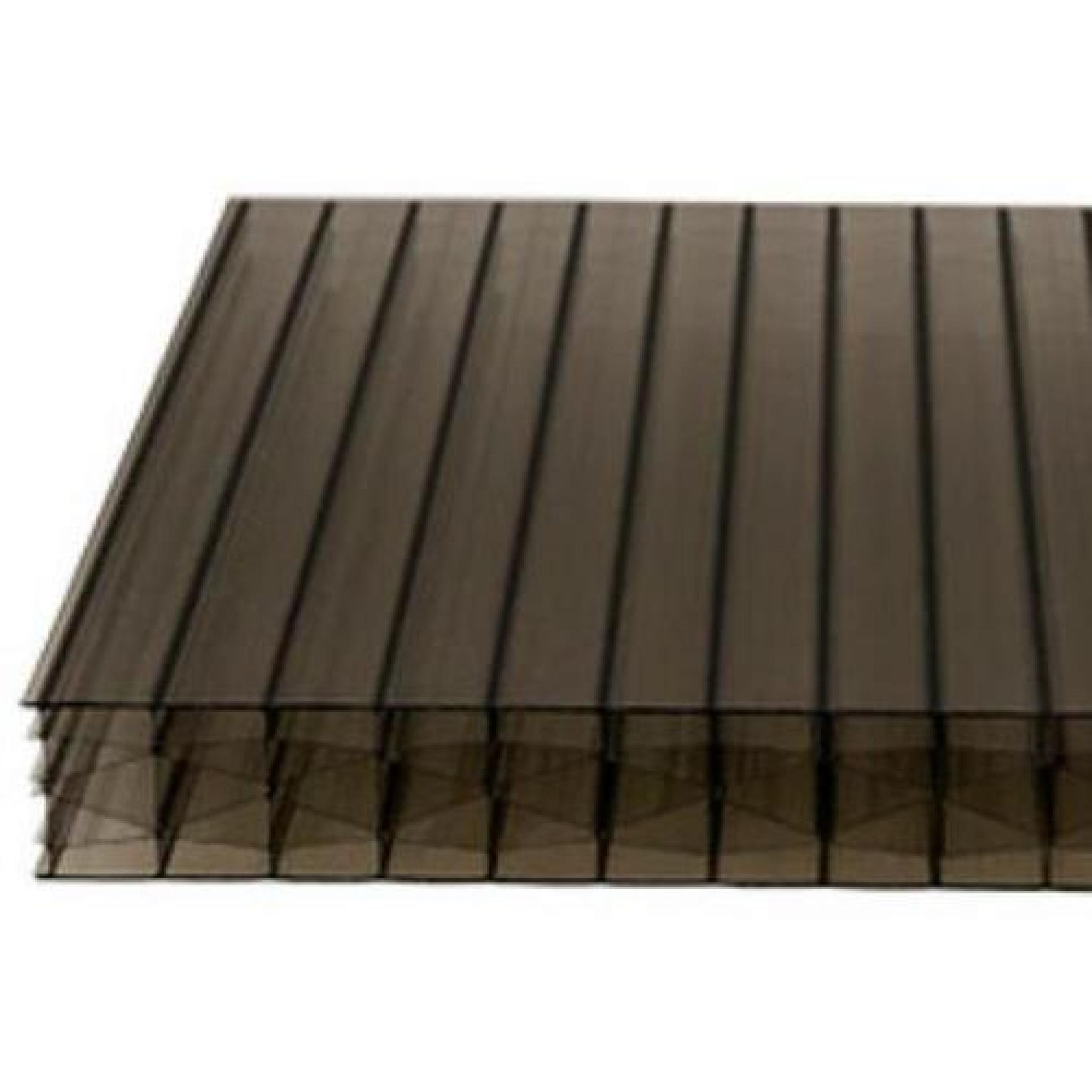 25mm Bronze Multi Wall Polycarbonate Roofing Sheet