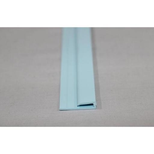 Hygienic Wall Cladding Capping Strip Pastel Blue