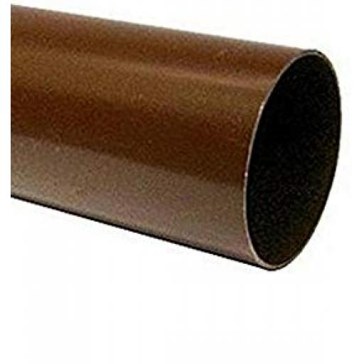 Brown Round Down Pipe 4.0mt Length 68mm