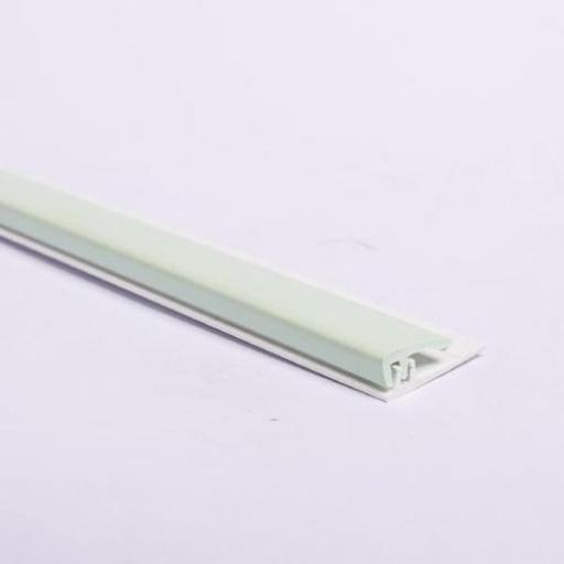 Hygienic Wall Cladding Capping Strip Pastel Green