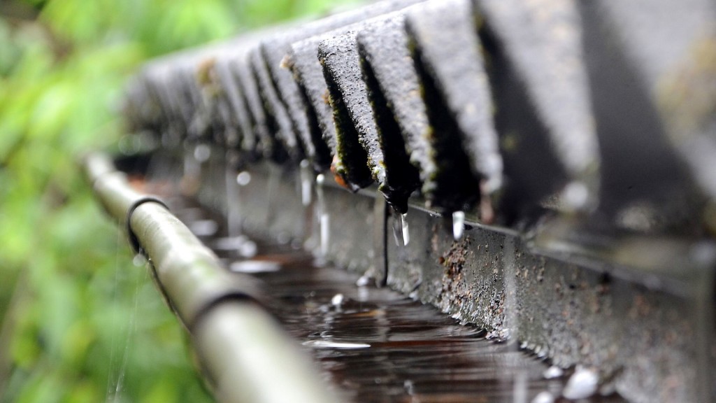 guttering on outside of house