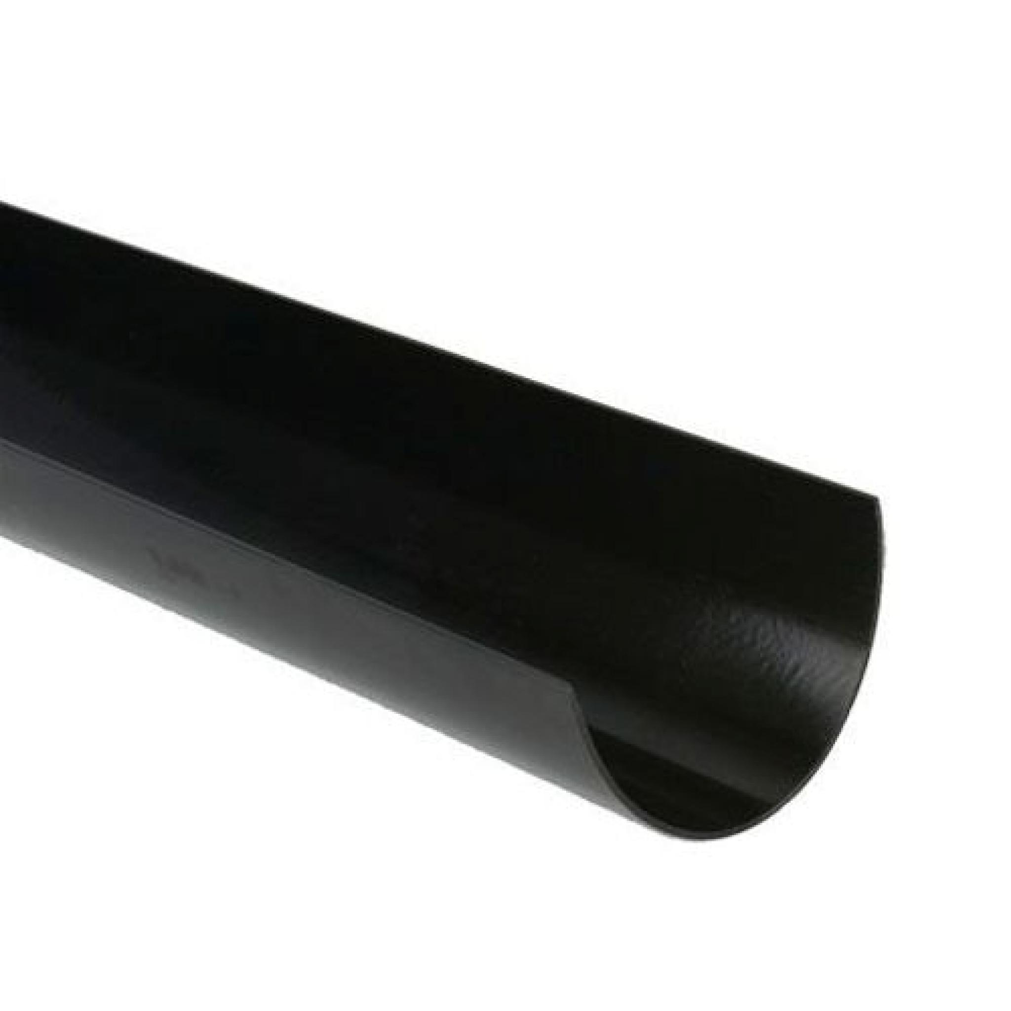 Black Deepflow Gutter 4m | Building Plastics Online