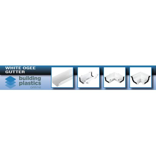 White Ogee Gutter & Fittings