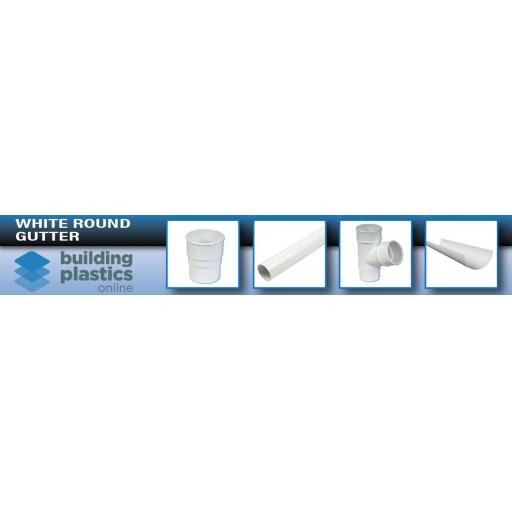 White Round Gutter & Fittings