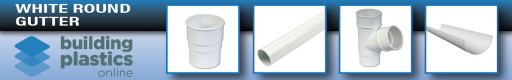 White Round Gutter & Fittings