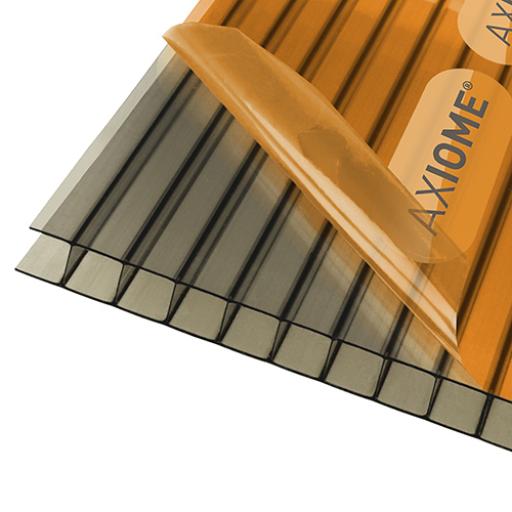 10mm Bronze Axiome Twinwall Polycarbonate