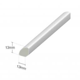 white pvc 13mm quadrant  dimensions