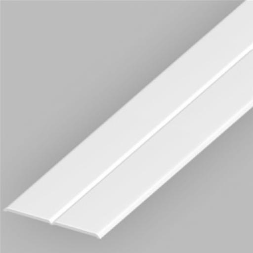 White PVC 50mm x 50mm Flexi Angle