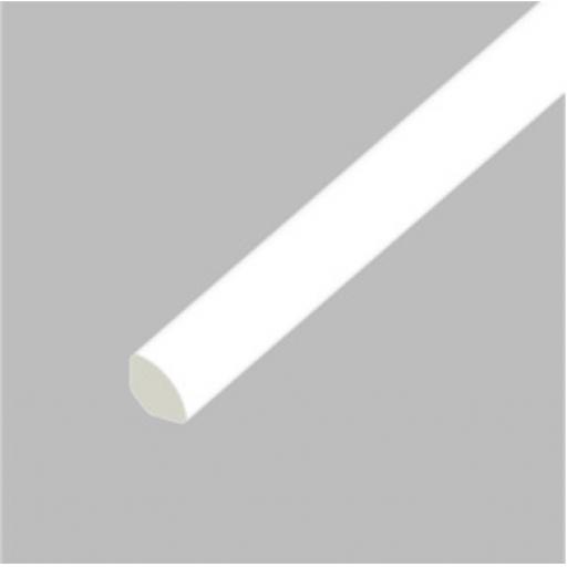 White PVC 13mm Quadrant