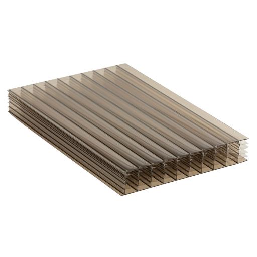35mm Bronze Multiwall Polycarbonate