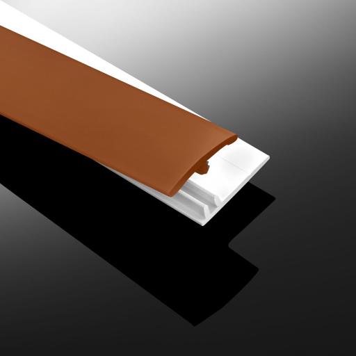 Orange Gloss Wall Cladding Two Part Transition Strip