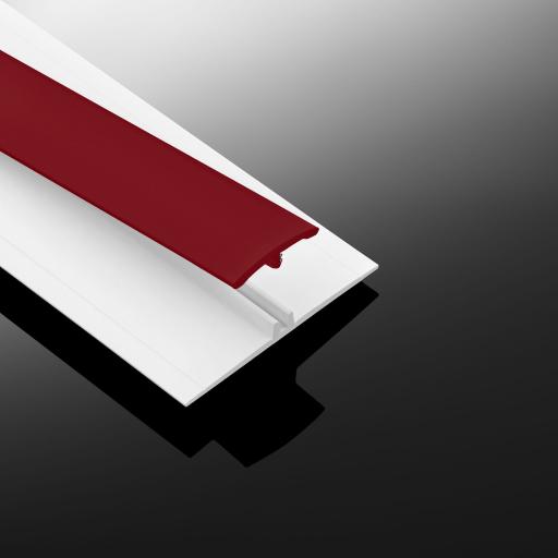 Ruby Red Gloss Wall Cladding Two Part H-Section