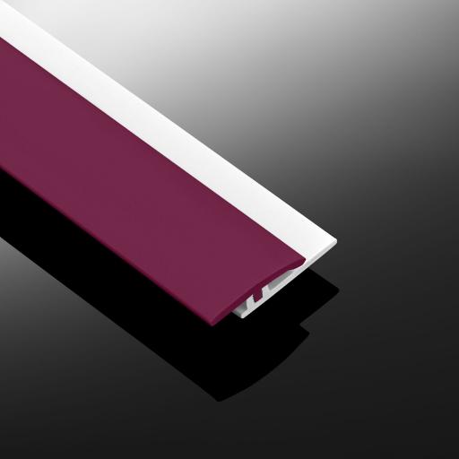 Plum Gloss Wall Cladding Two Part Transition Strip