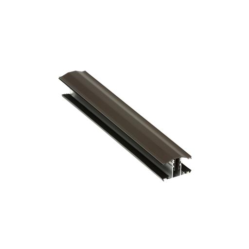 Brown Snapdown Timber Supported Glazing Bar 25mm-35mm