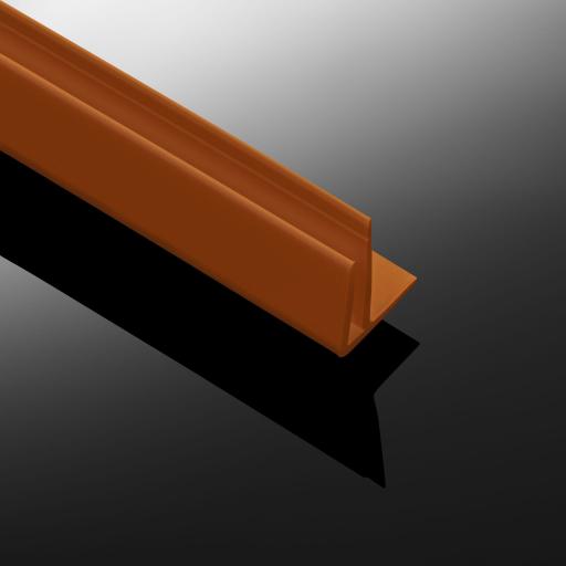 Orange Gloss Wall Cladding External Corner Joint