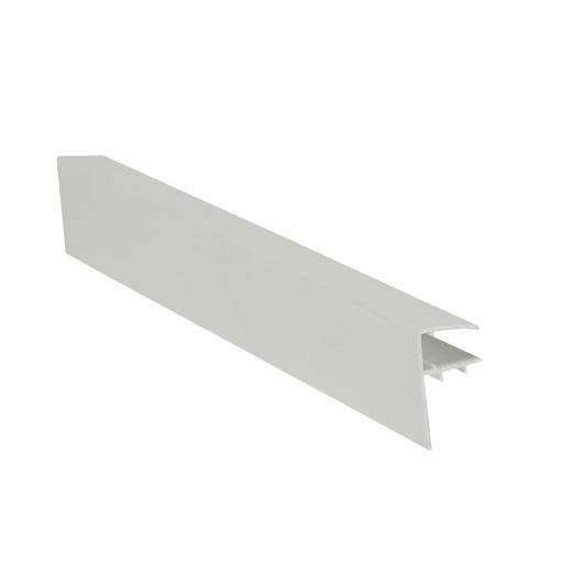 White PVC F-Trim