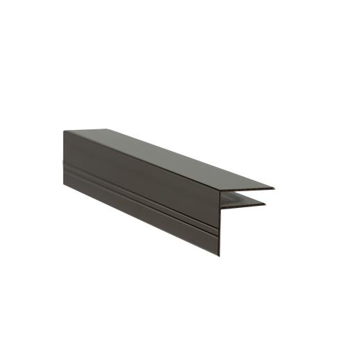 Brown Aluminium F-Section