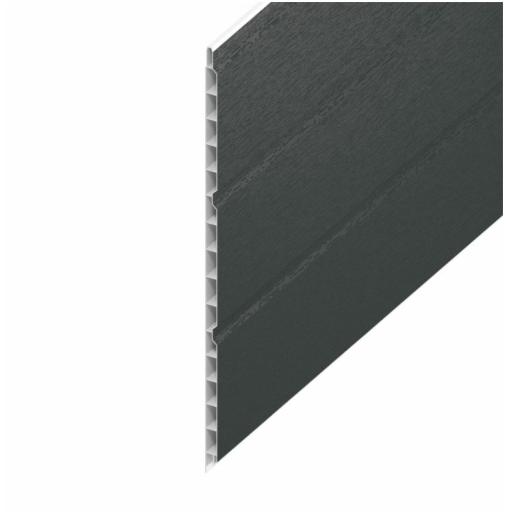 Anthracite Dark Grey 300mm Hollow Soffit Board