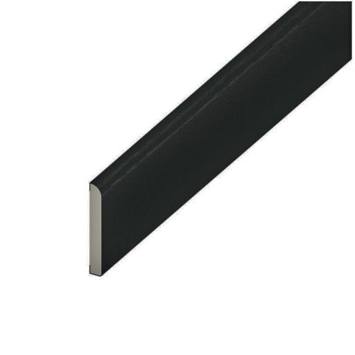 Black Ash PVC Flat Back Architrave 45mm