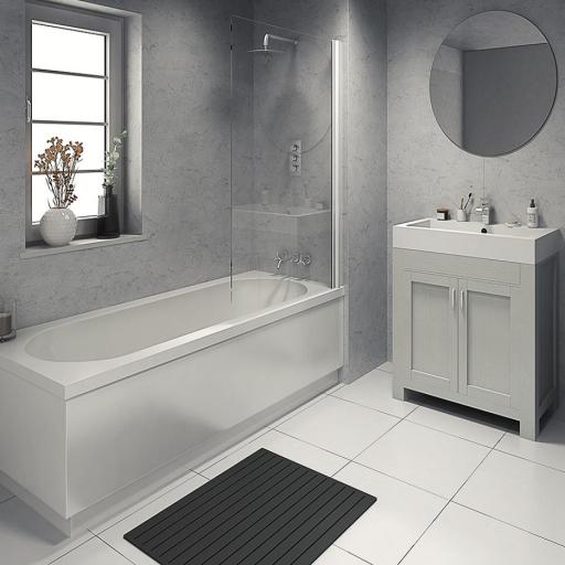 Grey Bonito Bathroom & Shower Wall Panel