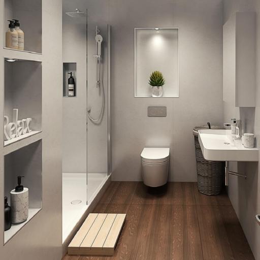 Beige Eiger Bathroom & Shower Wall Panel