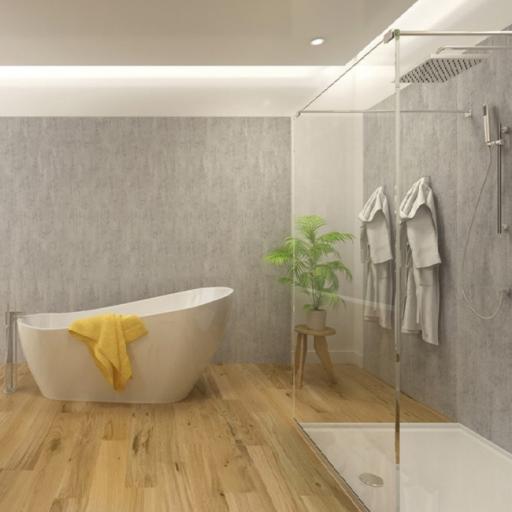 Concrete Bathroom & Shower Wall Panel