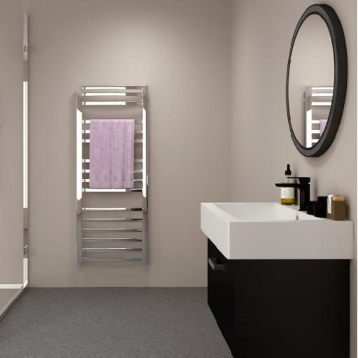 Pale Grey Matt Bathroom & Shower Wall Panel