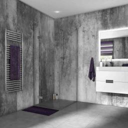 Metallic Concrete Bathroom Panel