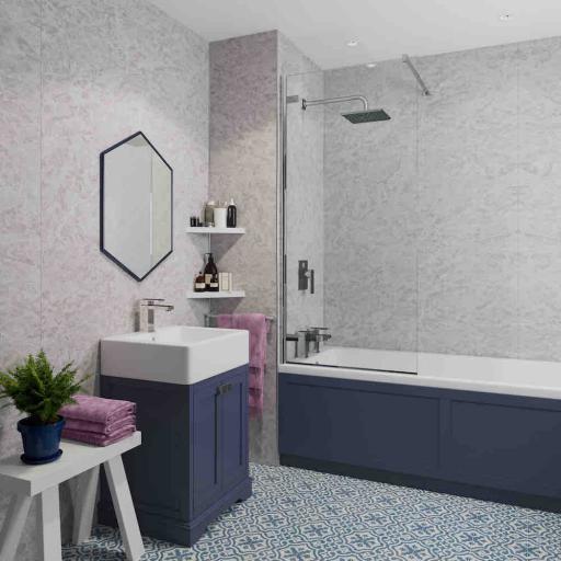Fino Grey Matt & Gloss -  PVC Shower & Bathroom Panel