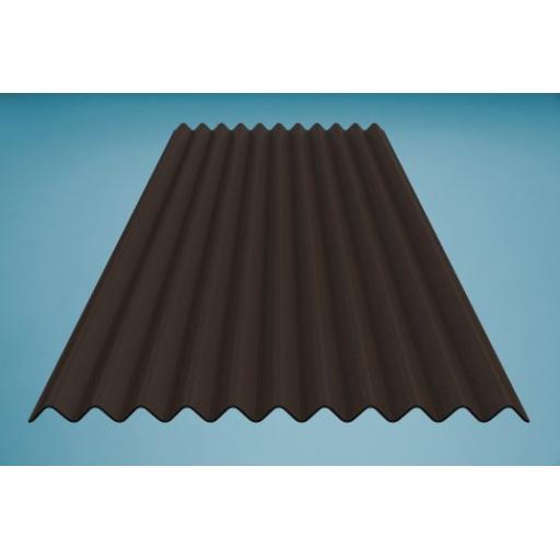brown bitumen corrugated sheet