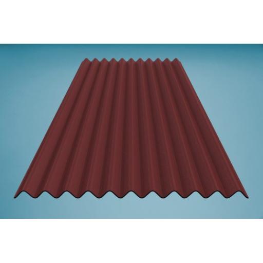 red bitumen corrugated sheet
