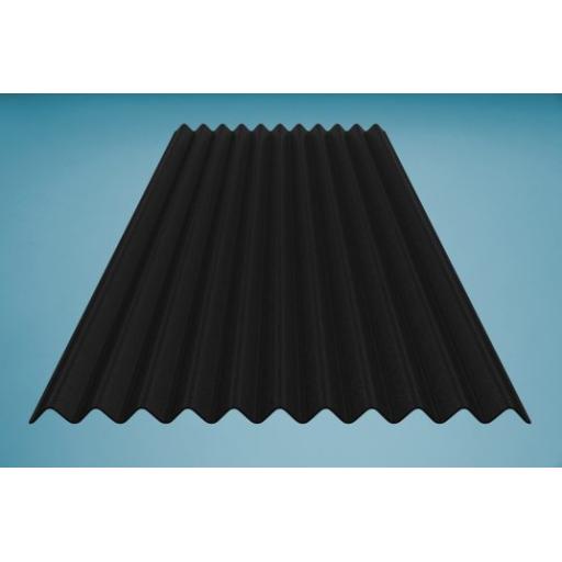 black bitumen corrugated sheet