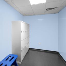 2.5mm sky blue hygienic locker room cladding