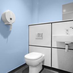 2.5mm sky blue hygienic toilet cladding