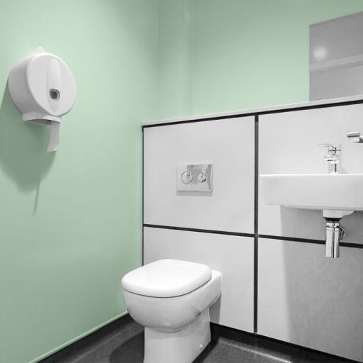 2.5mm pastel willow hygienic toilet cladding