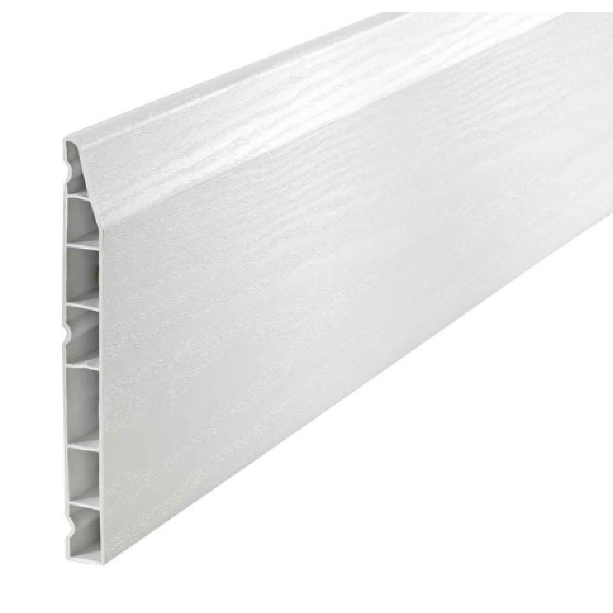 150mm White UPVC Skirting Board White Chamfered