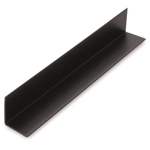 Black 25mm x 25mm Universal Right Angle 2.7m