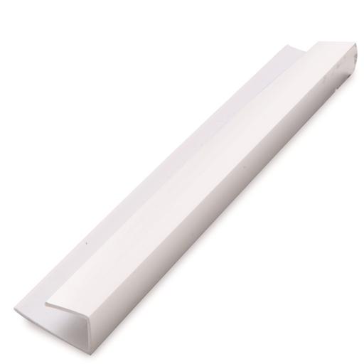 White 1 Part Edge Trim 10mm x 2.7m