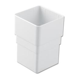 floplast white square downpipe socket