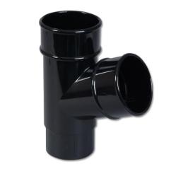 floplast black downpipe 112° degree branch