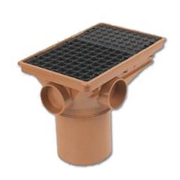 floplast rectangular hopper including polypropylene grid for underground drainage