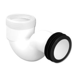 floplast white swan neck wc pan connector