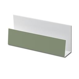 chartwell green upvc shiplap cladding u trim j trim or starter trim