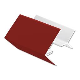 wine red shiplap cladding two part external corner joint 5m length