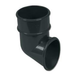 floplast anthracite grey downpipe shoe outlet